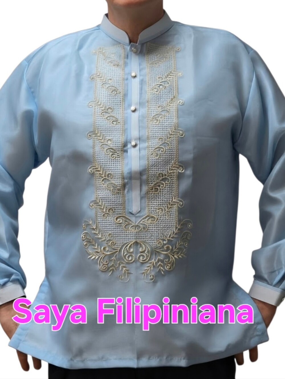 Men's Barong Tagalog  Embroidered